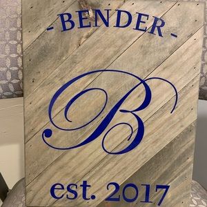 Personalized name signs